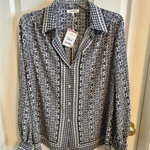 Max Studio patterned top